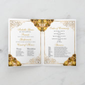 Gold Princess Tiara Quinceanera-programma (Binnen)