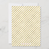 Gold, prinses | Eerste uitnodiging van Girl (Achterkant)