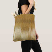 Gold Print Canvas tas (Dichtbij)