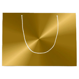 Gold Print Gift Bag Groot Cadeauzakje