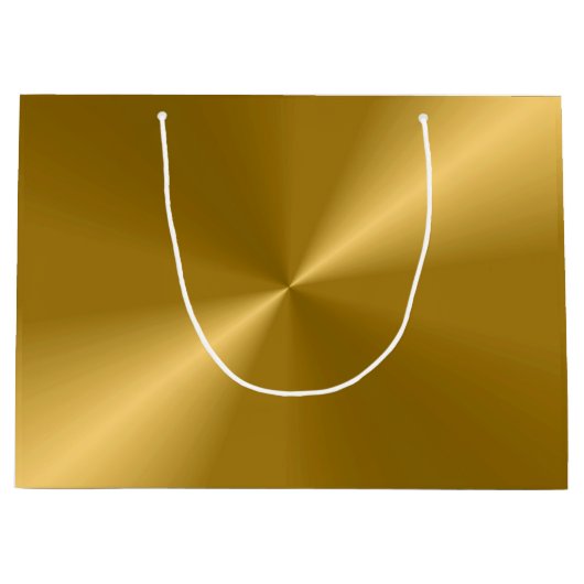 Gold Print Gift Bag Groot Cadeauzakje (Voorkant)