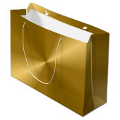 Gold Print Gift Bag Groot Cadeauzakje (Voorkant Gekanteld)