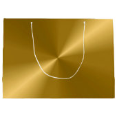 Gold Print Gift Bag Groot Cadeauzakje (Achterkant)