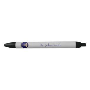 Gold Professional Blue Caduceus Zwarte Inkt Pen