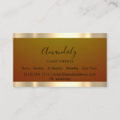 Gold Professional Consulting-proefvenster Visitekaartje (Achterkant)