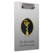 Gold Professional Hygieia Bowl Medical Klembord (Rechts)