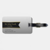 Gold Professional Medical Caduceus - Bagagelabel (Achterkant horizontaal)