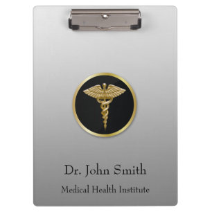 Gold Professional Medical Caduceus - Klembord