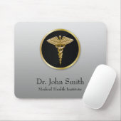 Gold Professional Medical Caduceus - Mousepad Muismat (Met muis)