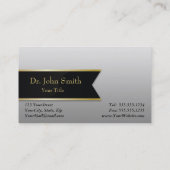 Gold Professional Medical Caduceus - Visitekaartje (Achterkant)