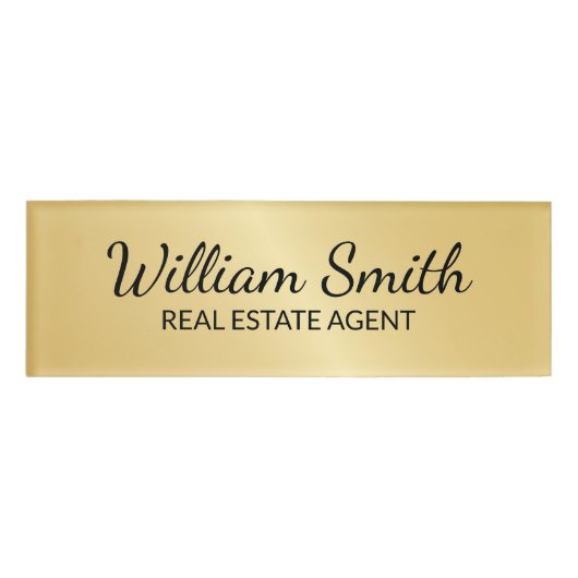 Gold Professional op maat Naambadge (Voorkant)