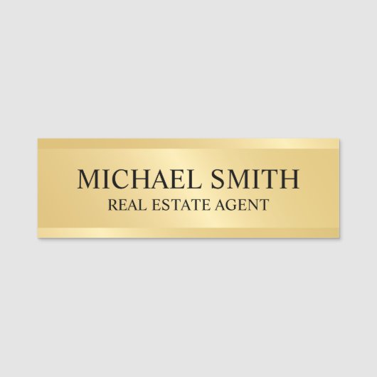 Gold Professional op maat Naamplaatje (Voorkant)