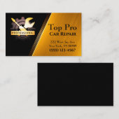 Gold Professional Tool automatische reparatiecar Visitekaartje (Voorkant / Achterkant)