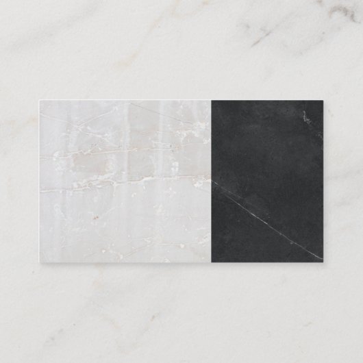 Gold Properties Logo | Marmer Visitekaartje (Achterkant)