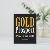 Gold Prospect Briefkaart (Staand voorkant)