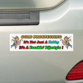 Gold Prospecting Bumpersticker (Op auto)