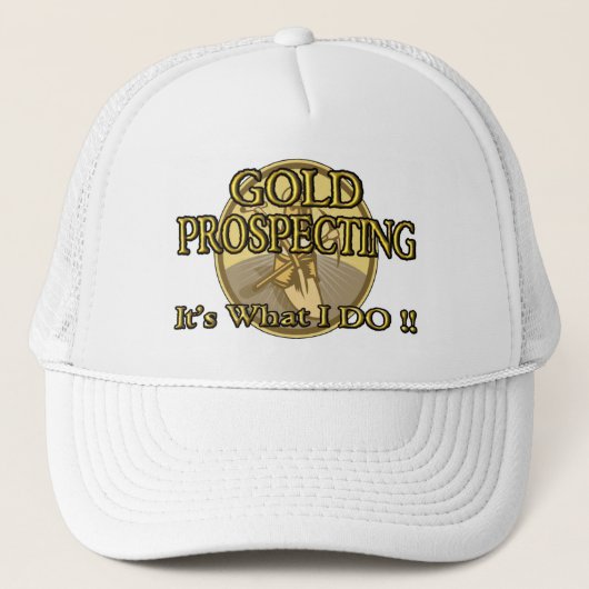 GOLD PROSPECTING - Dat doe ik!! Trucker Pet (Voorkant)