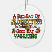 Gold Prospecting Keramisch Ornament (Links)