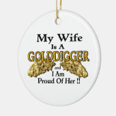 Gold Prospecting Keramisch Ornament (Links)