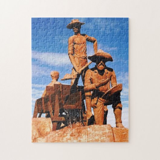 Gold Prospector-fotokleuren Legpuzzel (Verticaal)