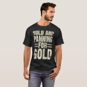 Gold Prospector  Gold Miner Digger Treasure Huntin T-shirt (Voorkant volledig)