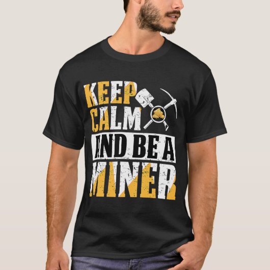 Gold Prospector Gold Miner Digger Treasure Huntin T-shirt (Voorkant)