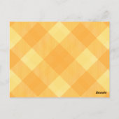 Gold Pset Letter "A" Typografie Banner Kaart (Achterkant)