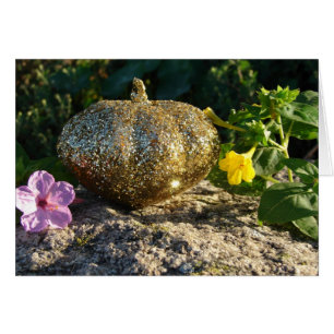 Gold Pumpkin en vier-o-klokbloemen