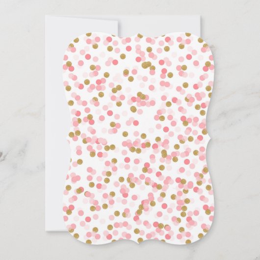 Gold Pumpkin First Birthday Bracket Invitation Kaart (Achterkant)