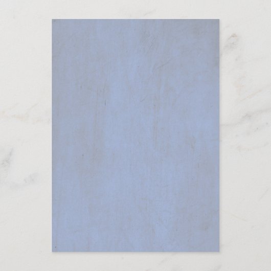 Gold Pumpkins Dusty Blue Floral Wedding Details Informatiekaartje (Achterkant)