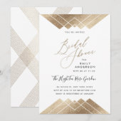 Gold Pyramid Geometric Gatsby Vrijgezellenfeest Kaart (Voorkant / Achterkant)