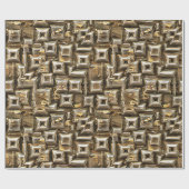 Gold Pyramides 1 Cadeaupapier (Vlak)