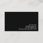 Gold QR Code Petroleum Engineer Visitekaartje (Achterkant)