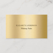 Gold Qr code social media premium Visitekaartje (Voorkant)