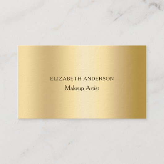 Gold Qr code social media premium Visitekaartje (Voorkant)