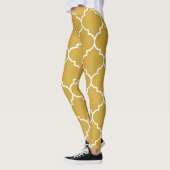 Gold Quatrefoil Pattern Leggings (Links)