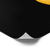 Gold Question Mark Poster (Hoek)