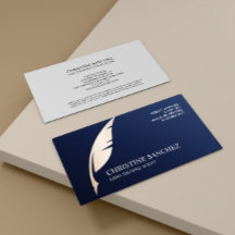Gold Quill Pen Blue PUBLIC NOTARY SINGENT