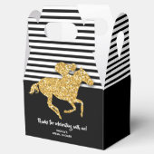 Gold Racehorse Derby Vrijgezellenfeest Bedankdoosjes (Geopend)