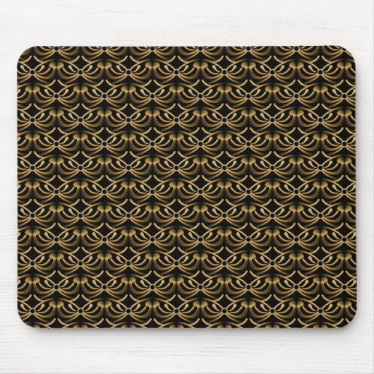 Gold Radiant Elegance Mousepad Muismat (Voorkant)