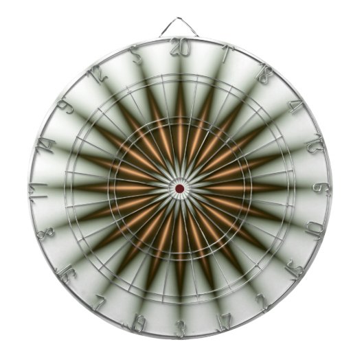 Gold Radiant Patroon Dartbord (Voorkant)