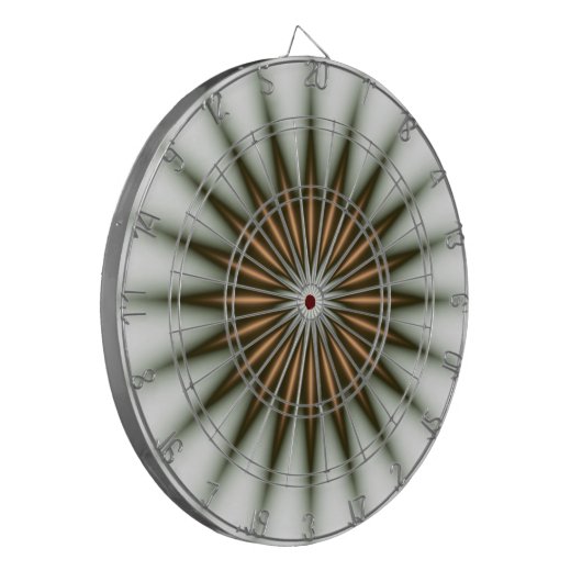 Gold Radiant Patroon Dartbord (Voorkant Links)