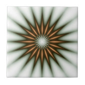 Gold Radiant Patroon Tegeltje (Voorkant)