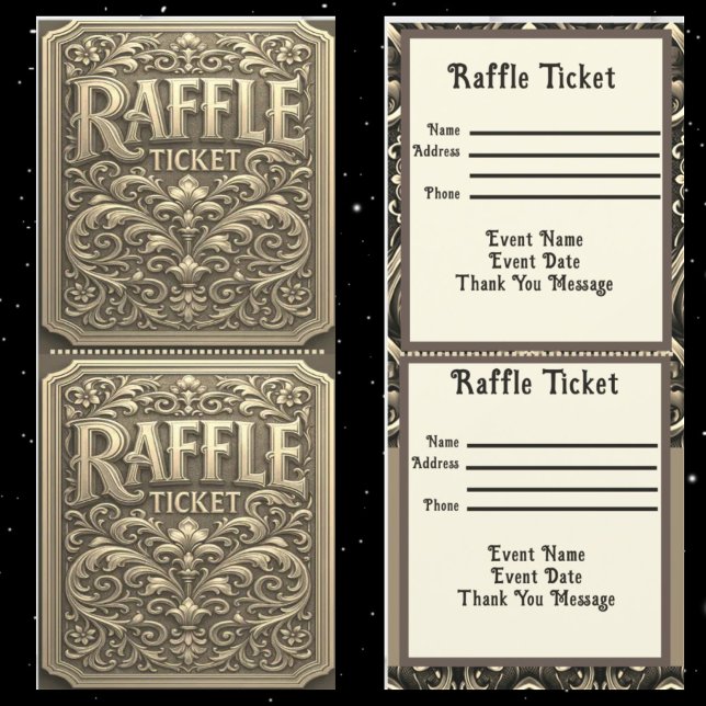 Gold Raffle Ticket (Creator heeft geüpload)
