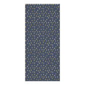 Gold Rain laat vallen Faux Folie Trendy Price Reclamekaart (Achterkant)