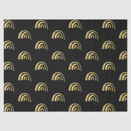 Gold Rainbow and black  Tissuepapier