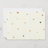 Gold Rainbow Boho - uitnodiging op zaterdag met fo (Achterkant)