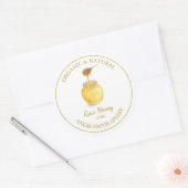 Gold Raw Honey Label | Wit (Envelop)