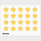 Gold Reading Star-student Ster Sticker (Vel)
