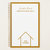 Gold Real Estate Company Personalized Realtor 2026 Planner (Voorkant)